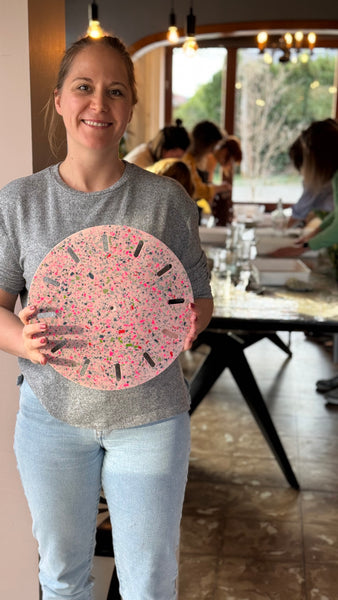 27/04 - Terrazzo wandklok workshop @ FavoRiet (Hasselt)